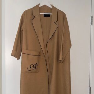 Mo&Co Wool Blend Beige/Tan Coat